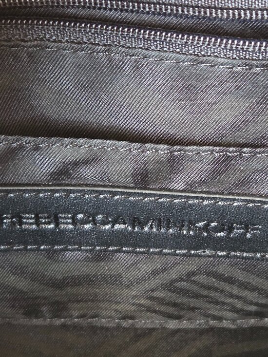 EUC LIKE NEW REBECCA MINKOFF PEBBLED GENUINE LEATHER LARGE BACKPACK BLACK main image 10